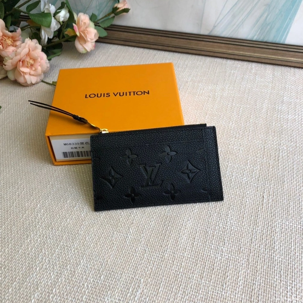 Official oldcobbler LOUIS VUITTON HOLDER CARD ZIPPED 0813